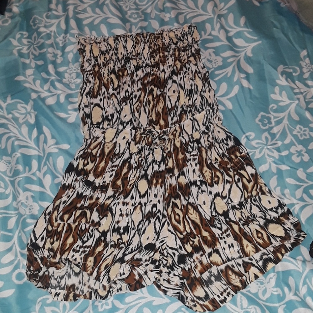 Strapless Romper